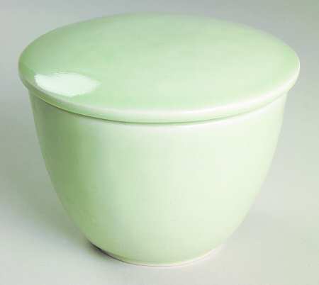 Stone Mountain Green Sugar Bowl & Lid