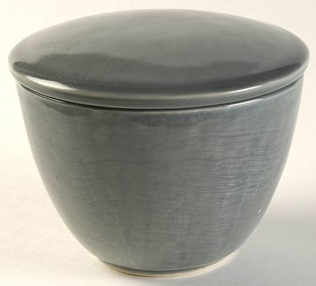 Stone Mountain Gray Sugar Bowl & Lid