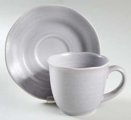 Purple Haze Flat Cup & Saucer Set