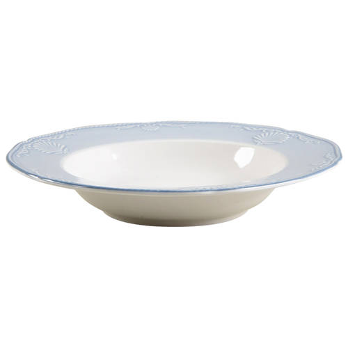 South Hampton Blue Large Rim Soup Bowl