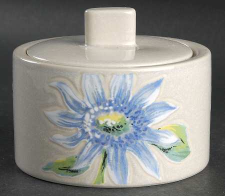 Sun Goddess Sugar Bowl & Lid