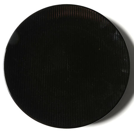 Corduroy Black 12" Chop Plate (Round Platter)