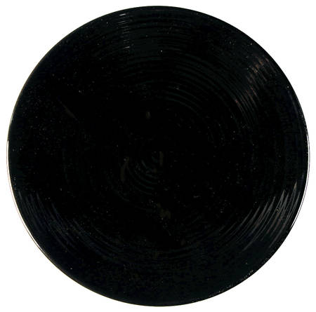 Corduroy Black Salad Plate
