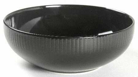 Corduroy Black Soup/Cereal Bowl