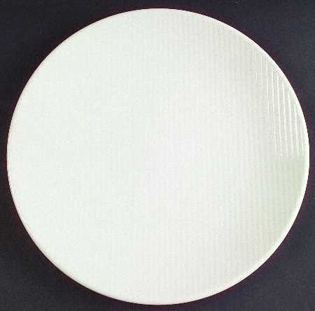 Corduroy White 12" Chop Plate (Round Platter)