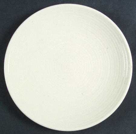 Corduroy White Salad Plate