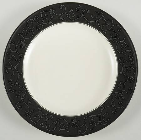 Ebony Trellis Salad Plate