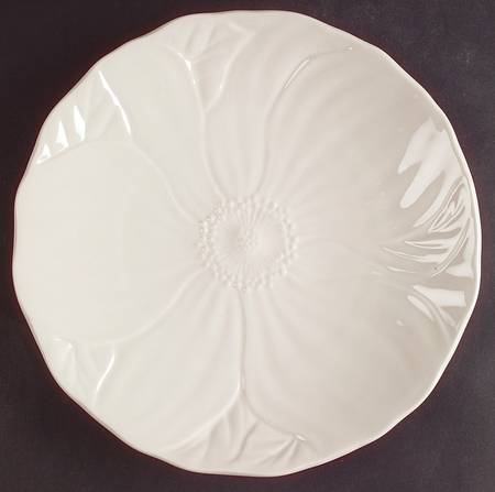 Country Manor White Accent Salad Plate