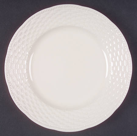 Country Manor White Salad Plate