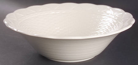 Country Manor White 10" Round Vegetable Bowl