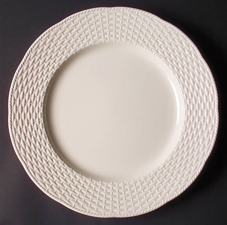 Country Manor White 12" Chop Plate (Round Platter)
