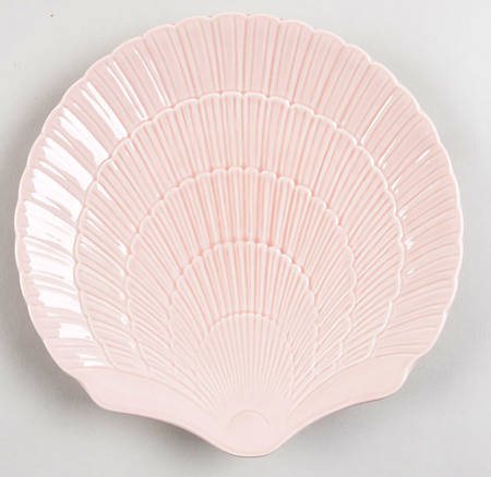 Country Manor Rouge Shell Shaped Salad Plate