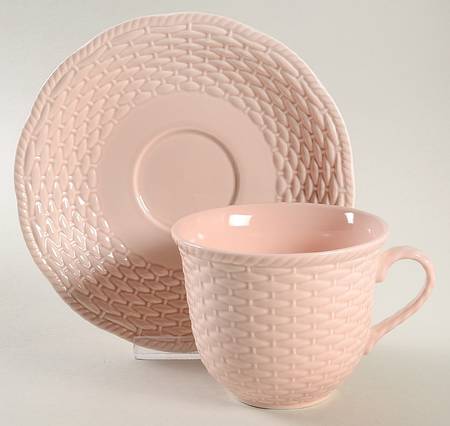 Country Manor Rouge Flat Cup & Saucer Set