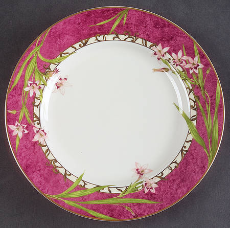 Orchid Tapestry Salad Plate