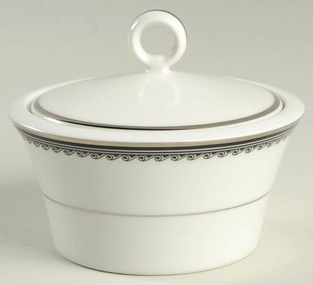 Platinum Court Sugar Bowl & Lid