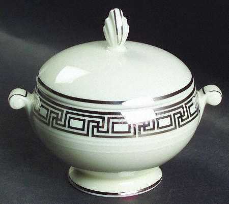 Corinthian Sugar Bowl & Lid