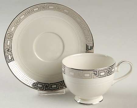 Corinthian Footed Cup & Saucer Set