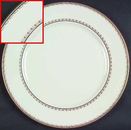 Golden Crown 12" Chop Plate (Round Platter)