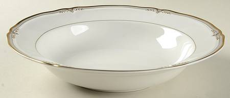 Baronial Gold Large Rim Soup Bowl