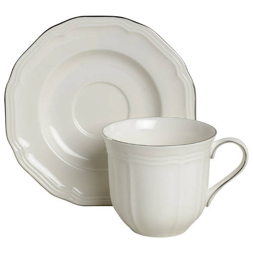 Flat Cup & Saucer Set