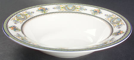 Victorian Crest Rim Soup Bowl