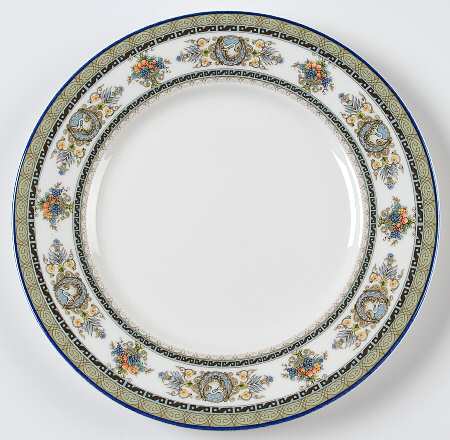Victorian Crest Bread & Butter Plate