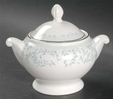 Bridal Lace Sugar Bowl & Lid