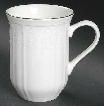 Floral Moire Cappuccino Mug
