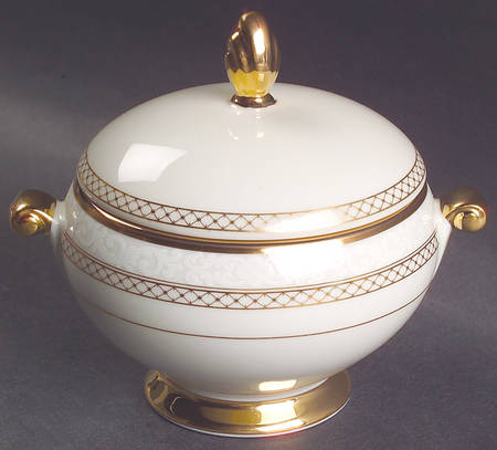 Heirloom Gold Sugar Bowl & Lid