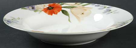 Floribunda Rim Soup Bowl