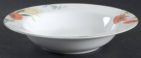 Floribunda Rim Fruit/Dessert (Sauce) Bowl