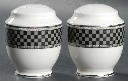 Ebony Mosaic Salt & Pepper Set