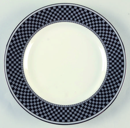 Ebony Mosaic Salad Plate