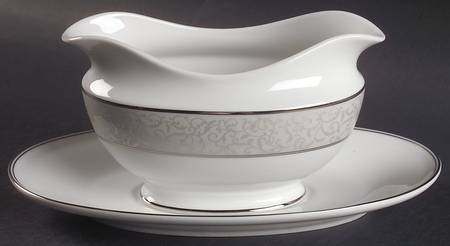 Parchment (Thailand) Gravy Boat & Underplate