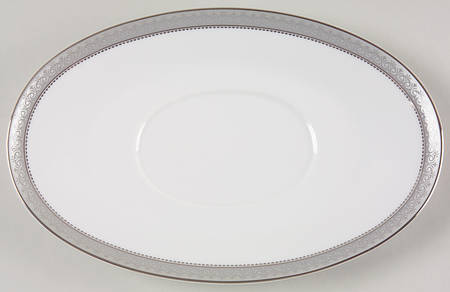 Platinum Crown Underplate for Gravy Boat