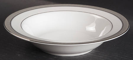 Platinum Crown Rim Fruit/Dessert (Sauce) Bowl
