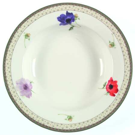 Poppy Memory Large Rim Soup Bowl