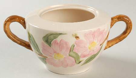 Pink Dogwood Sugar Bowl No Lid by Maruta