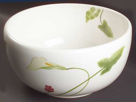 Classic Calla 11" Large Salad Serving Bowl