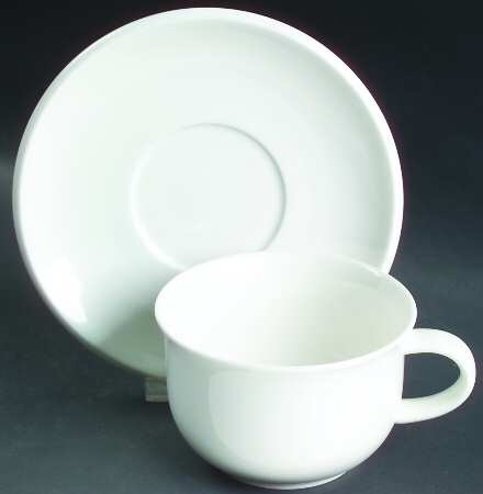 Arctic White Breakfast Cup & Saucer Set