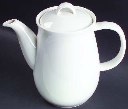 Arctic White Coffee Pot & Lid