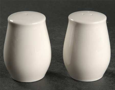 Arctic White Salt & Pepper Set