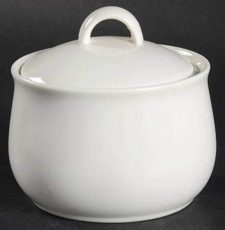 Arctic White Sugar Bowl & Lid