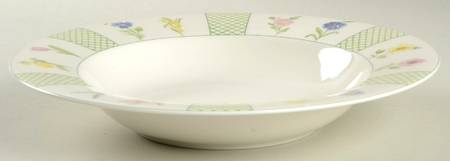 Floral Gallery Large Rim Soup Bowl