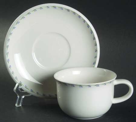 Petite Blossom Flat Cup & Saucer Set