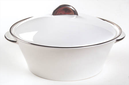 Deco Platinum 2 Qt Round Covered Casserole