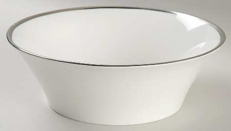 Deco Platinum 8" Round Vegetable Bowl