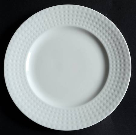 Detail White Salad Plate