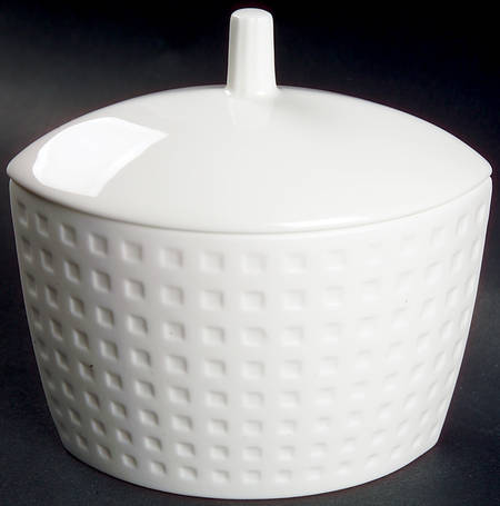 Satin Contrast Sugar Bowl & Lid