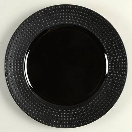 Ebony Contrast 12" Chop Plate (Round Platter)